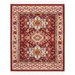 Safavieh Farmhouse 9' x 12' Rug in Ivory and Red