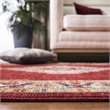 Safavieh Farmhouse 8' x 10' Rug in Creme and Red