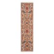 Safavieh Farmhouse 2' x 8' Runner Rug in Taupe and Orange