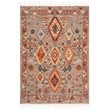Safavieh Farmhouse 3' x 5' Rug in Taupe and Orange
