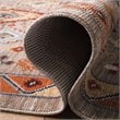 Safavieh Farmhouse 9' x 12' Rug in Taupe and Orange