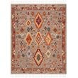 Safavieh Farmhouse 9' x 12' Rug in Taupe and Orange