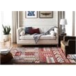 Safavieh Farmhouse 3' x 5' Rug in Navy and Red