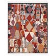 Safavieh Farmhouse 8' x 10' Rug in Orange and Navy