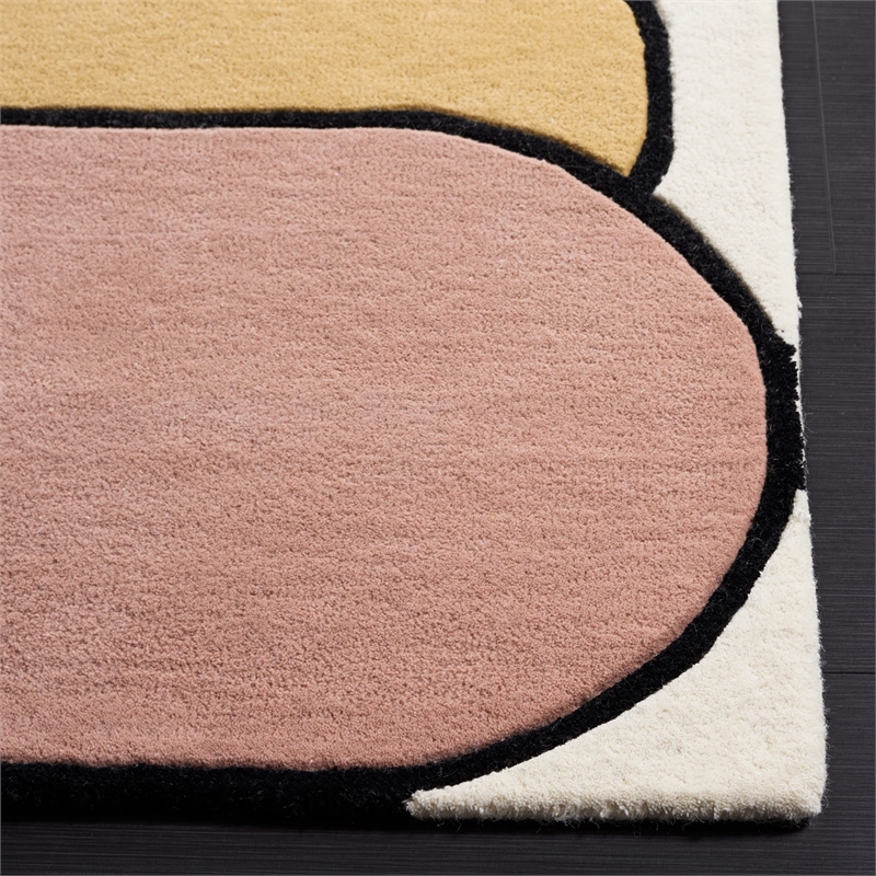Safavieh Fifth Avenue 5' x 8' Hand Tufted Wool Rug in Ivory