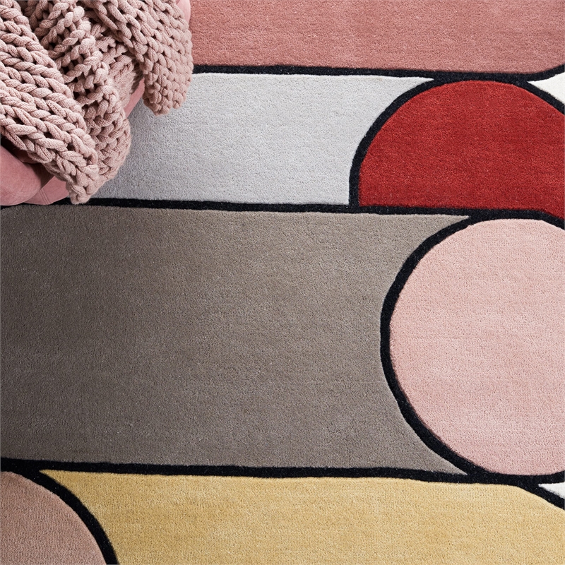 Safavieh Fifth Avenue 5' x 8' Hand Tufted Wool Rug in Ivory