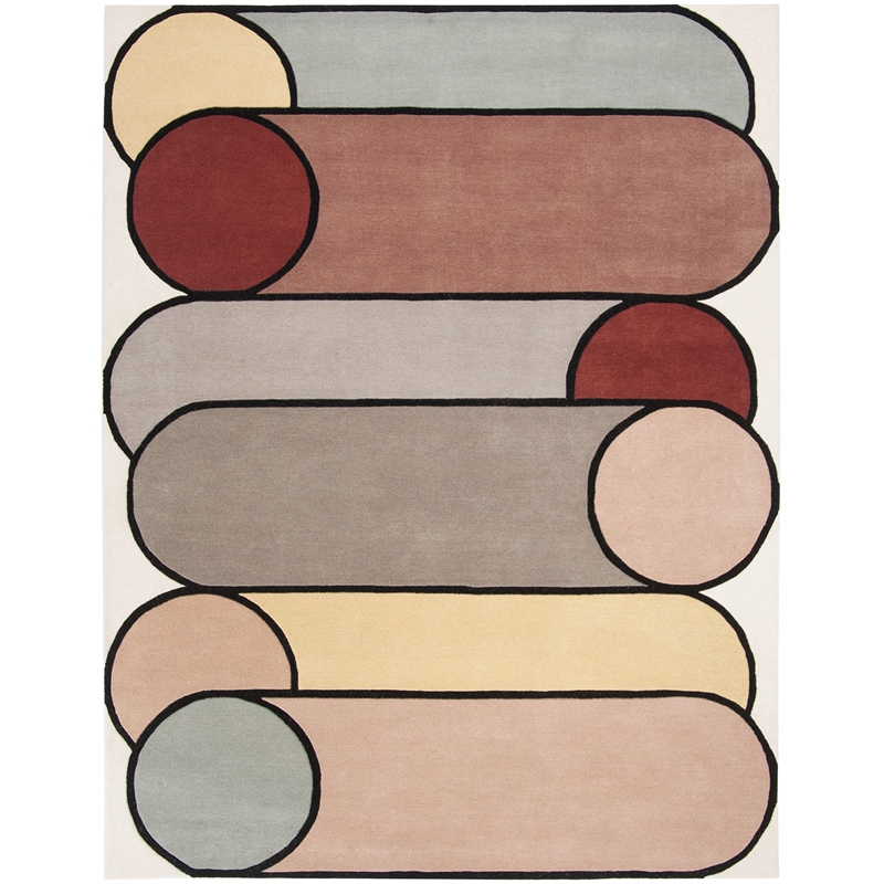 Safavieh Fifth Avenue 8' x 10' Hand Tufted Wool Rug in Ivory