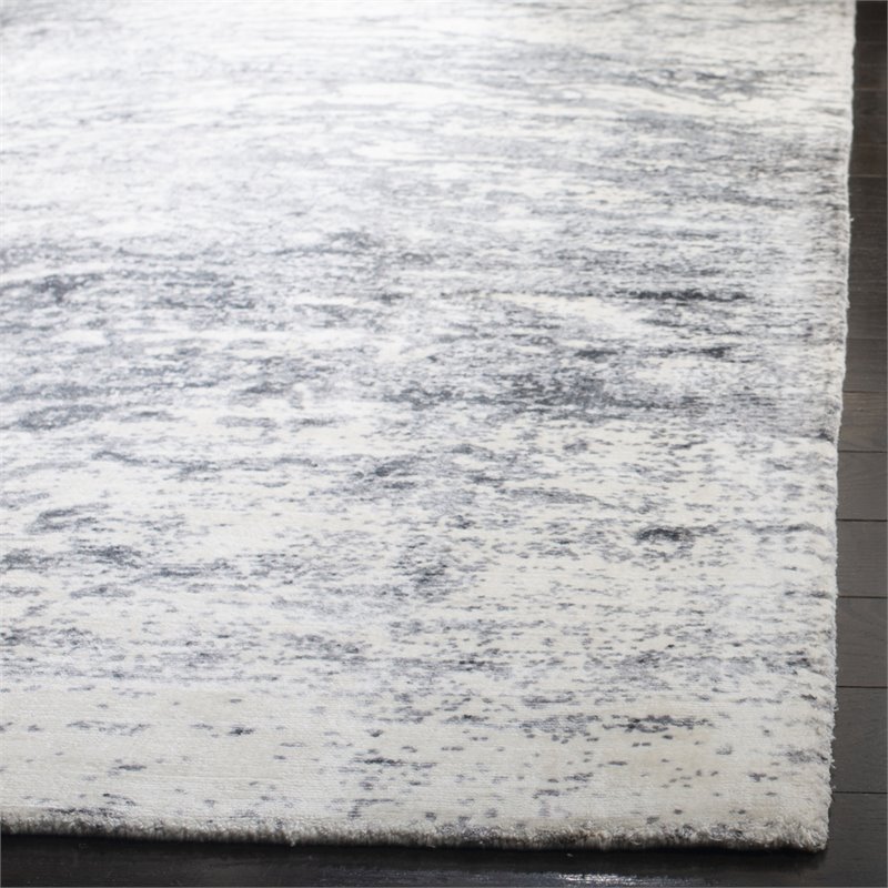 Safavieh Mirage 9' x 12' Hand Loomed Rug in Gray and Ivory