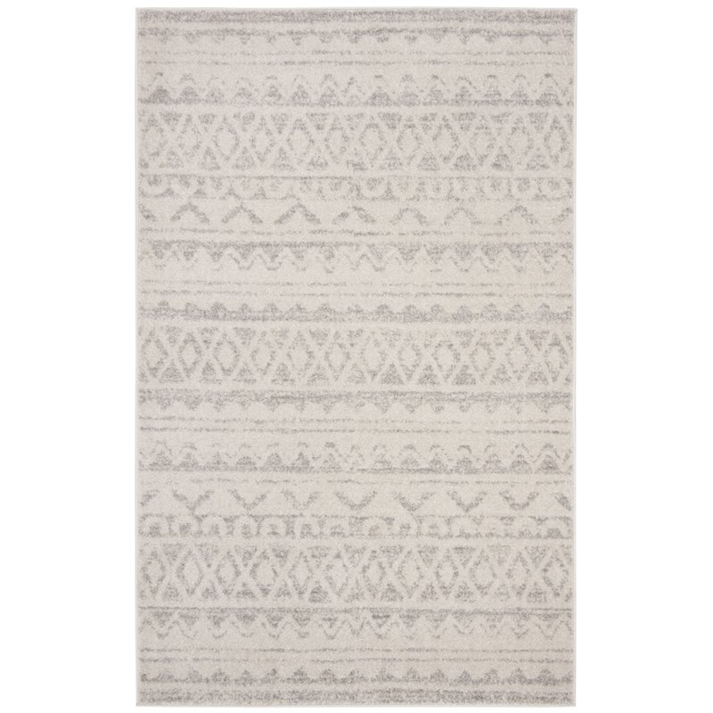 Safavieh Adirondack 6' x 9' Rug in Ivory and Silver
