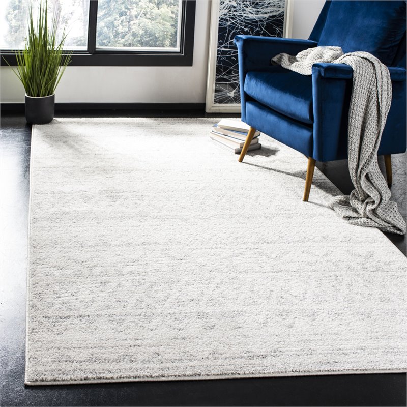 Safavieh Adirondack 8' x 10' Rug in Ivory and Silver