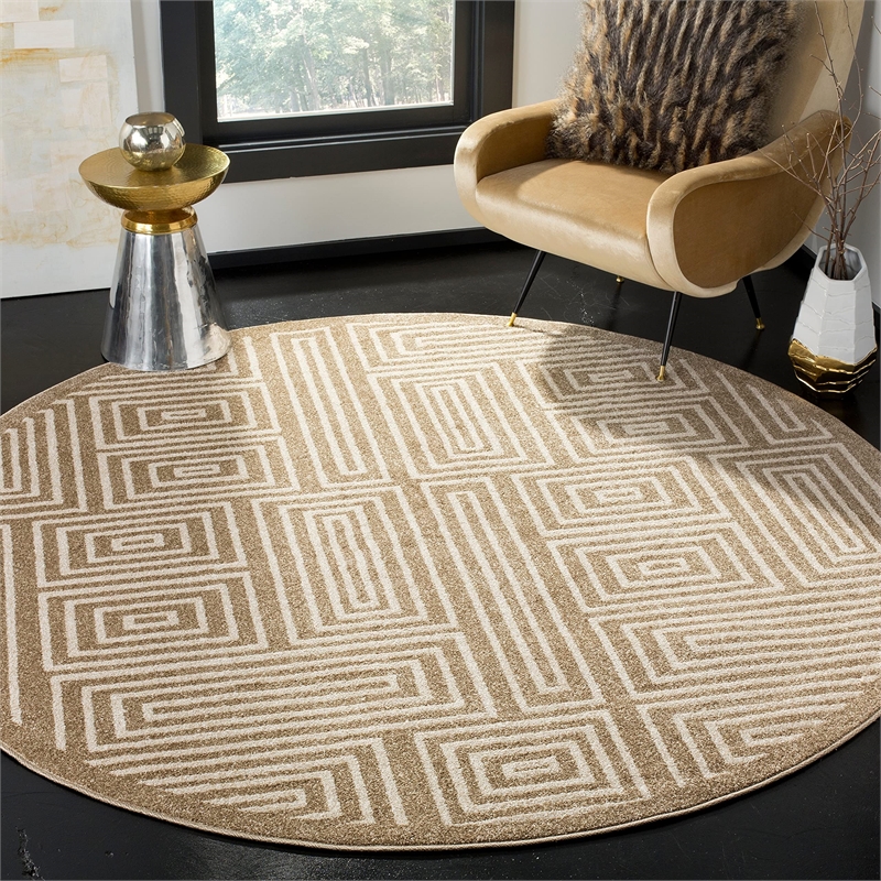 Safavieh Amherst 9' x 12' Rug in Wheat and Beige