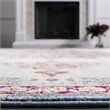 Safavieh Aria 8' x 10' Rug in Ivory and Navy
