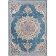 Safavieh Aria 4' x 6' Rug in Navy and Ivory
