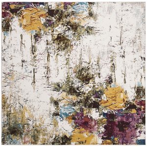 Safavieh Aria 6'5&quot Square Rug in Cream and Olive