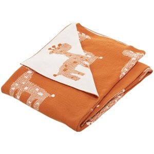 safavieh titan throw blanket in orange
