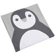 Safavieh Olly Throw Blanket in Gray and White
