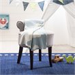 Safavieh Skye Throw Blanket in Blue and White