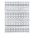 Safavieh Berber 9' x 12' Shag Rug in Cream and Dark Gray