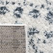Safavieh Berber 9' x 12' Shag Rug in Cream and Blue