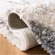 Safavieh Berber 9' x 12' Shag Rug in Cream and Blue