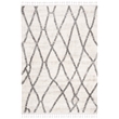 Safavieh Berber 8' x 10' Shag Rug in Cream and Gray