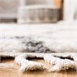 Safavieh Berber 9' x 12' Shag Rug in Cream and Gray