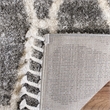 Safavieh Berber 8' x 10' Shag Rug in Gray and Cream