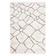 Safavieh Berber 9' x 12' Shag Rug in Cream and Gray