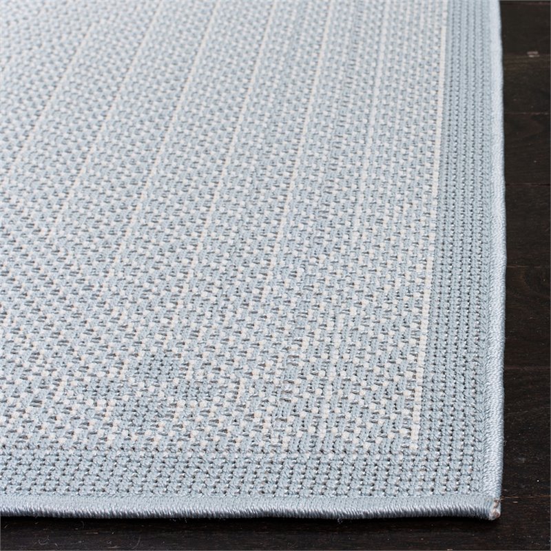Safavieh Bermuda 4' x 6' Rug in Light Blue and Ivory