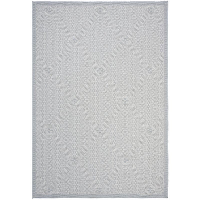 Safavieh Bermuda 4' x 6' Rug in Light Blue and Ivory