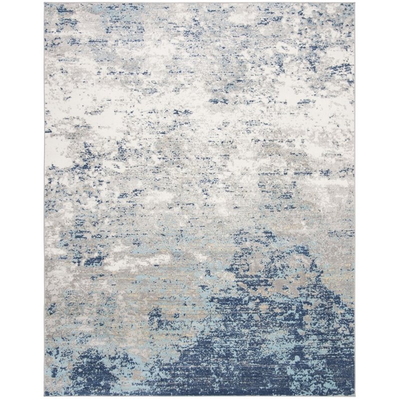 Safavieh Brentwood 9' x 12' Rug in Light Gray and Blue