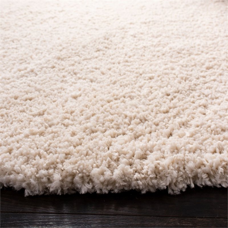 Safavieh Fontana 9' x 12' Shag Rug in Creme