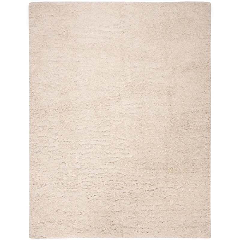 Safavieh Fontana 9' x 12' Shag Rug in Creme