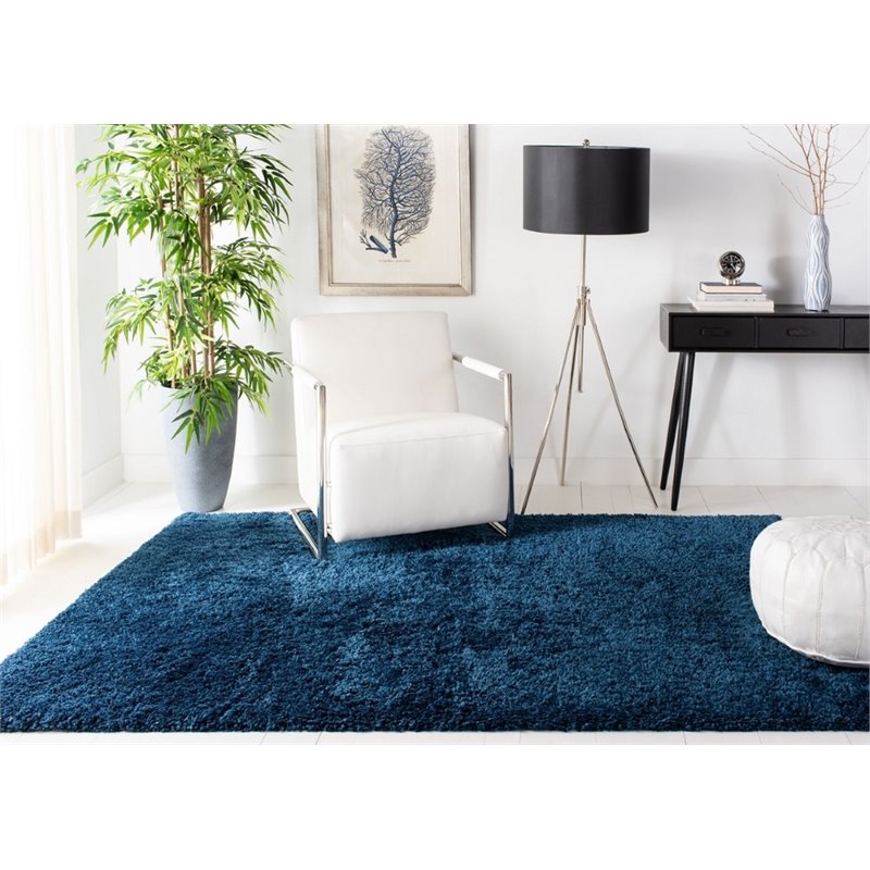 Safavieh Fontana 4' x 6' Shag Rug in Blue