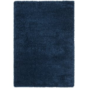 safavieh fontana 4' x 6' shag rug in blue