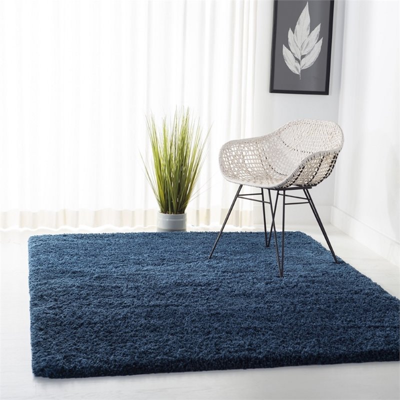 Safavieh Fontana 9' x 12' Shag Rug in Blue