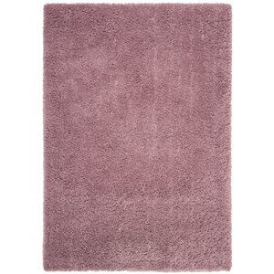 safavieh fontana 4' x 6' shag rug in pink