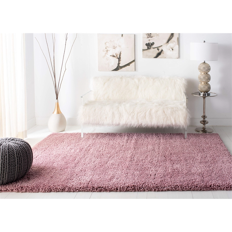 Safavieh Fontana 8' x 10' Shag Rug in Pink