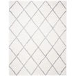 Safavieh Fontana 9' x 12' Shag Rug in Cream and Gray