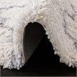 Safavieh Fontana 9' x 12' Shag Rug in Cream and Gray