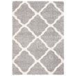 Safavieh Fontana 4' x 6' Shag Rug in Gray and Cream