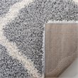 Safavieh Fontana 8' x 10' Shag Rug in Gray and Cream