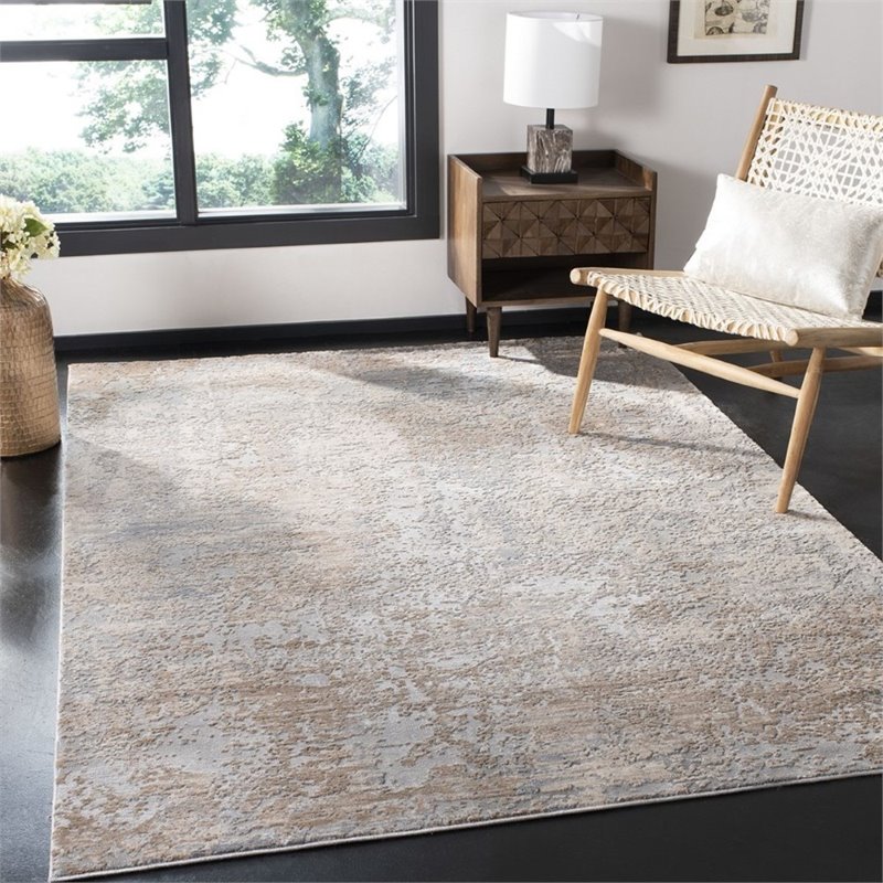 Safavieh Invista 8' x 10' Rug in Beige and Cream