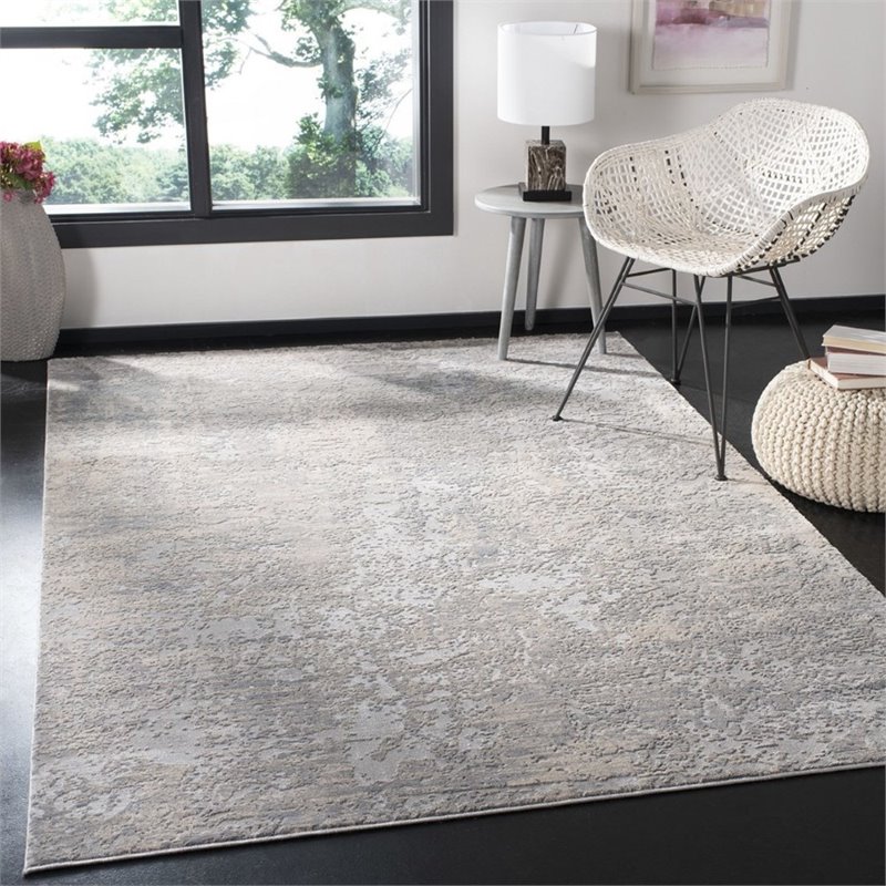 Safavieh Invista 8' x 10' Rug in Gray and Cream