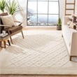 Safavieh Kenya 8' x 10' Hand Knotted Wool Rug in Ivory