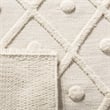 Safavieh Kenya 8' x 10' Hand Knotted Wool Rug in Ivory