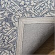 Safavieh Micro-Loop 8' x 10' Hand Tufted Wool Rug in Blue and Ivory