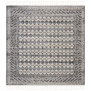 Safavieh Marrakech 6'7&quot Square Rug in Navy and Gray