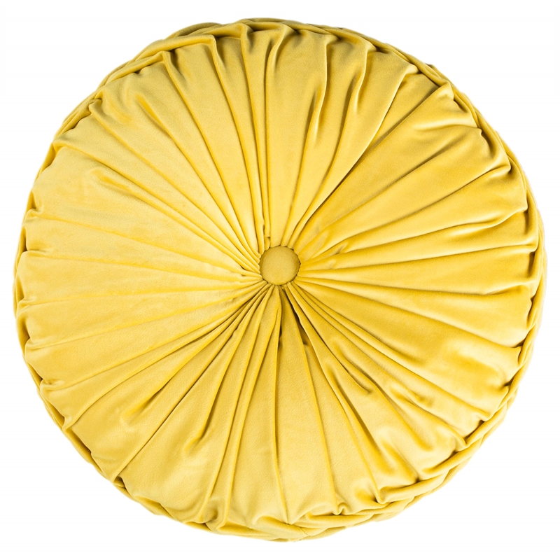 Safavieh Leila Throw Pillow in Mustard