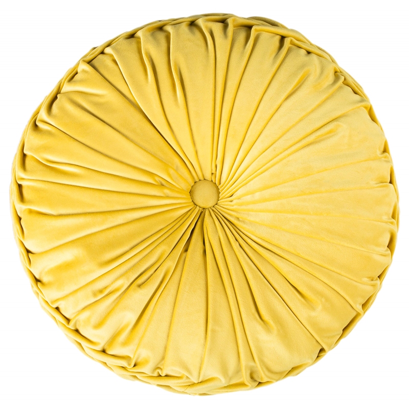 Safavieh Leila Throw Pillow in Mustard